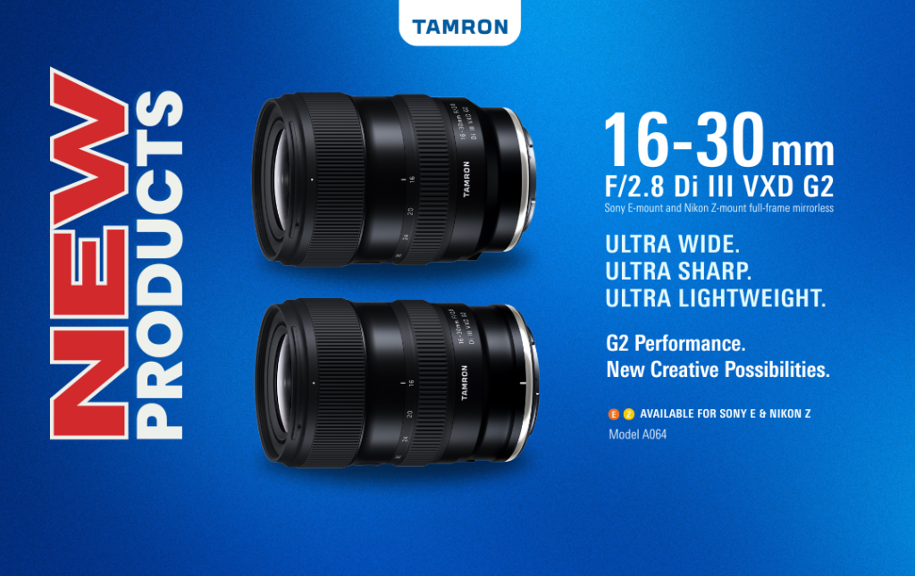 Ultra Wide-Angle 16–30 mm F/2.8 Di III VXD G2 (Model A064) Launch