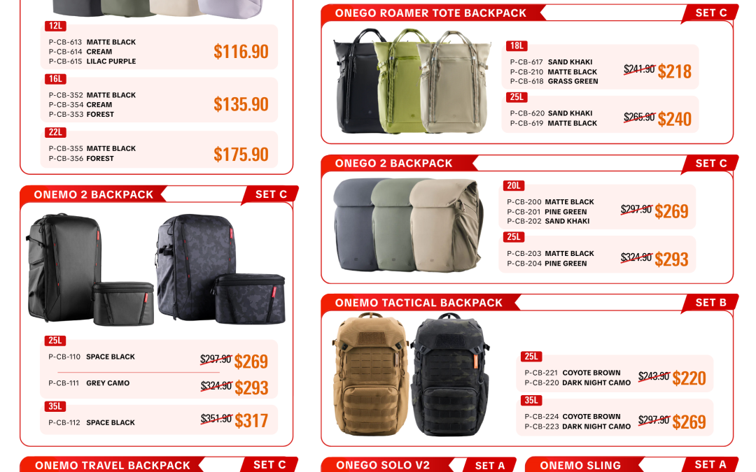 PGYTECH National Day Sale 2026 Singapore | Camera Backpacks & Free Gifts