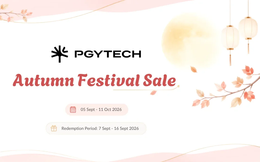 PGYTECH Autumn Festival Sale 2026 Singapore | Camera Backpacks & Free Gifts